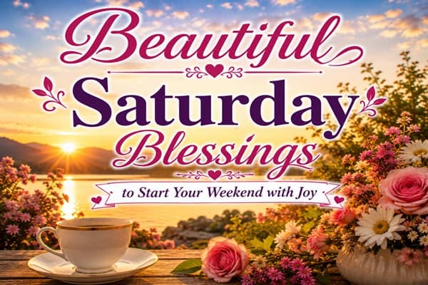 Saturday Blessings for Gratitude and Reflection
