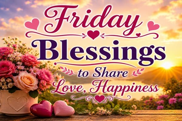 Friday Blessings for Gratitude and Reflection