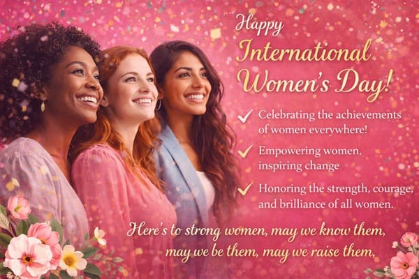 International Women's Day Celebration Lines