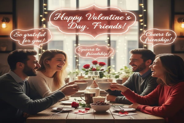 Short Valentine’s Day Blessings for Friends