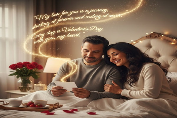Valentine Day Romantic Quotes for Wife from Husband