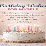 Birthday Wishes For Myself