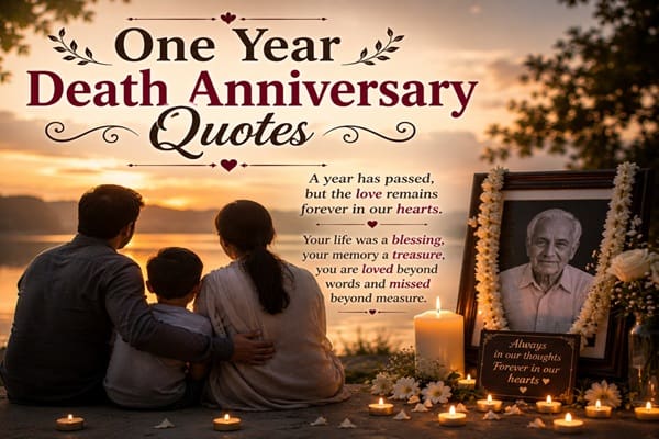 One Year Death Anniversary Quotes