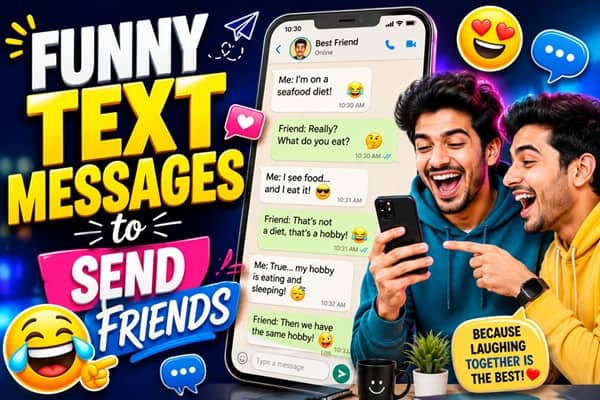 Funny Text Messages to Send Friends