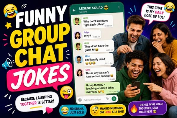 Funny Group Chat Jokes