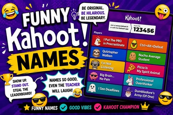 Funny Kahoot Names