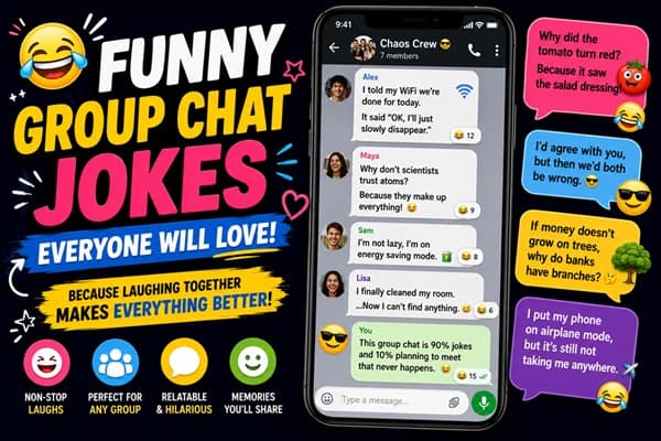 Funny Group Chat Jokes Everyone Will Love