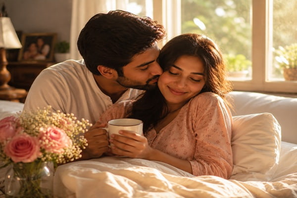 Good Morning Messages About Her Laughing Together