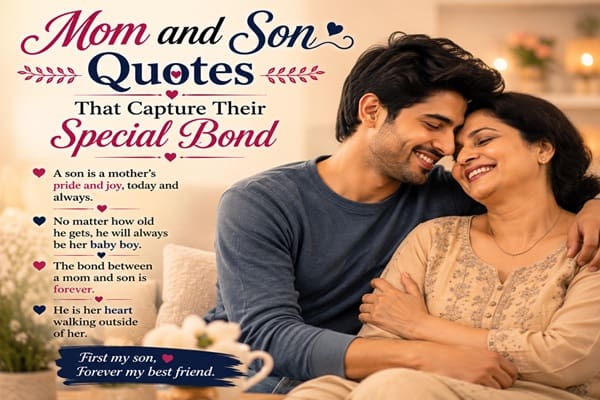 Heartfelt Mom and Son Quotes for Mothers