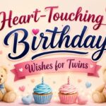 Heart Touching Birthday Wishes for Twins