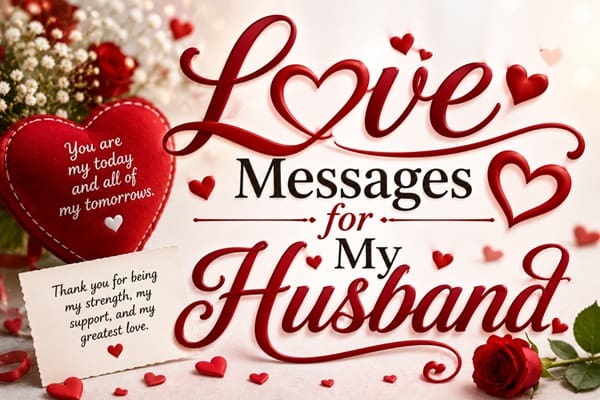 Love Messages for My Husband