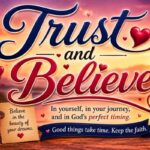 Trust and Believe Messages