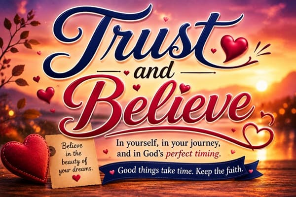 Trust and Believe Messages