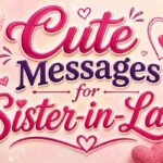 Cute Messages for Sister in Law