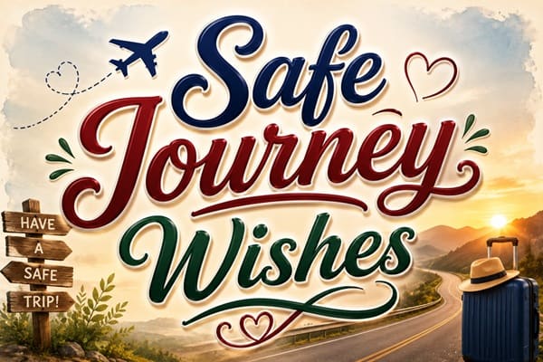 Safe Journey Wishes