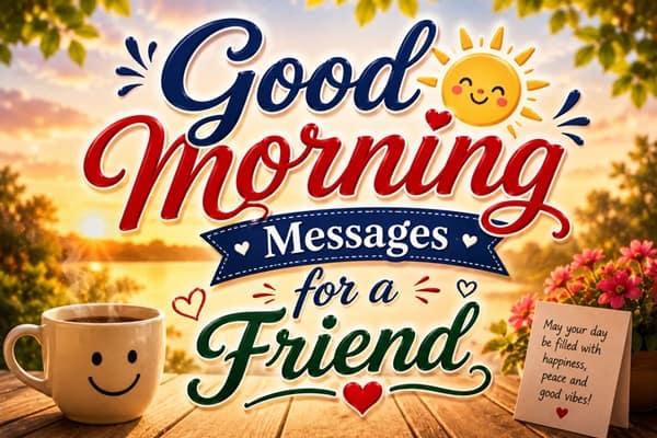 Good Morning Messages for a Friend