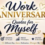 Work Anniversary Quotes for Myself