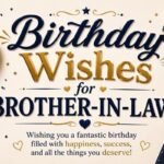 Birthday Wishes for Brother in Law