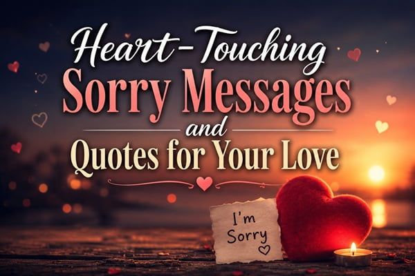 Heart Touching Sorry Messages and Quotes for Your Love