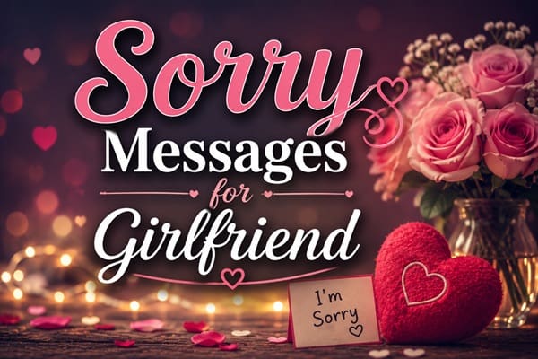 Sorry Messages for Girlfriend