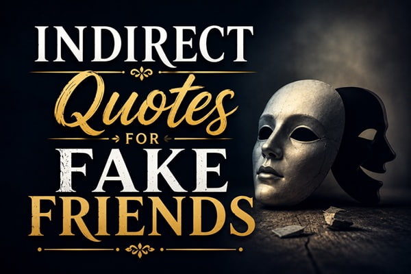 Indirect Quotes for Fake Friends
