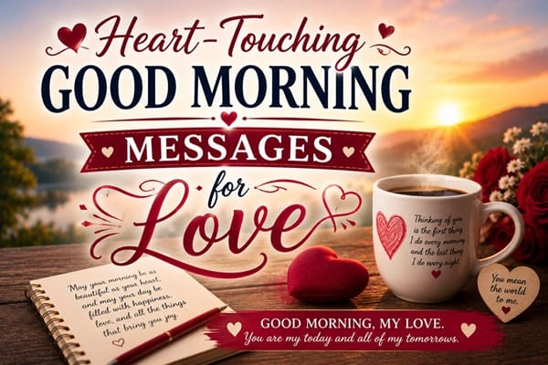 Heart-Touching Good Morning Messages for Love