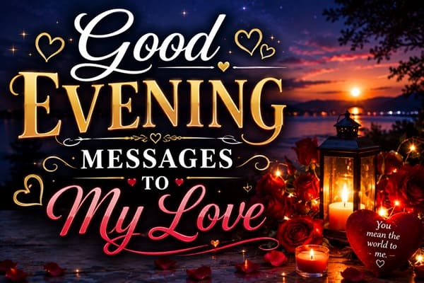 Good Evening Messages to My Love