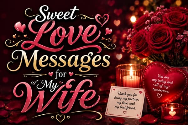 Sweet Love Messages for My Wife