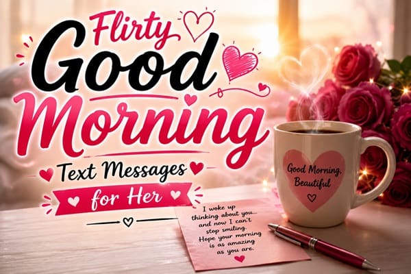 Flirty Good Morning Text Messages for Her