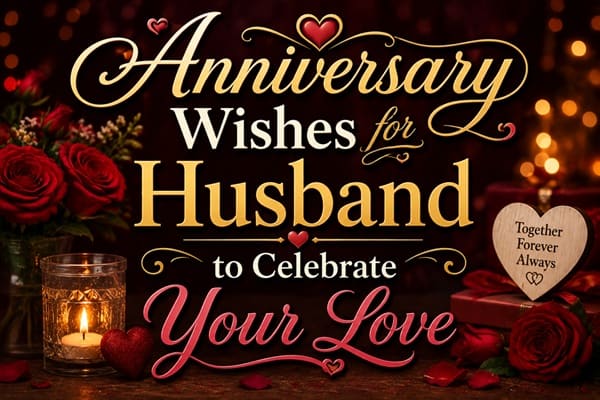 Anniversary Wishes for Husband