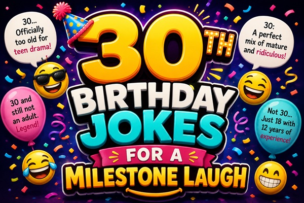 30th Birthday Jokes