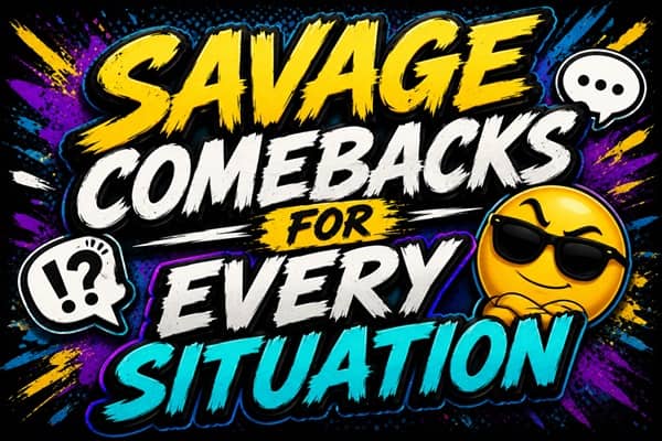 Savage Comebacks