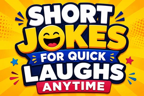 Short Jokes for Quick Laughs