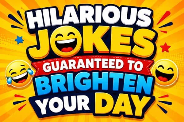 Hilarious Jokes Guaranteed to Brighten Your Day