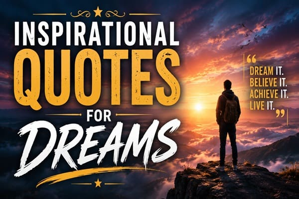 Inspirational Quotes for Dreams