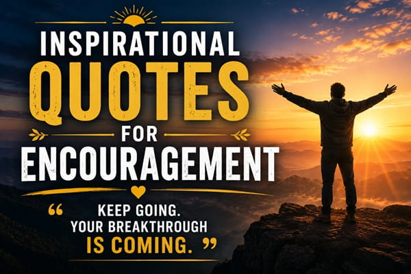 Inspirational Quotes for Encouragement