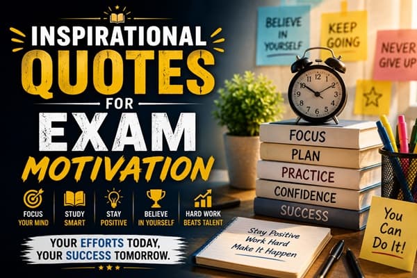 Inspirational Quotes for Exam Motivation