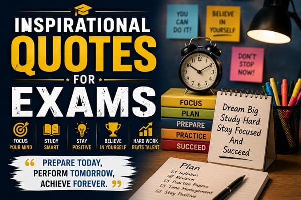 Inspirational Quotes for Exams