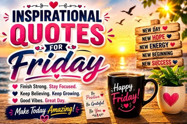 Inspirational Quotes for Friday