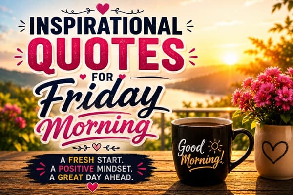 Inspirational Quotes for Friday Morning