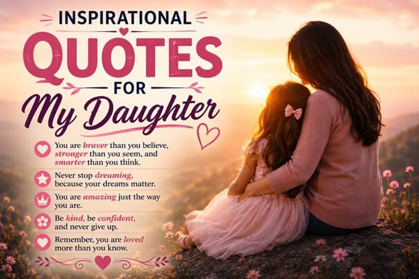 Inspirational Quotes for My Daughter
