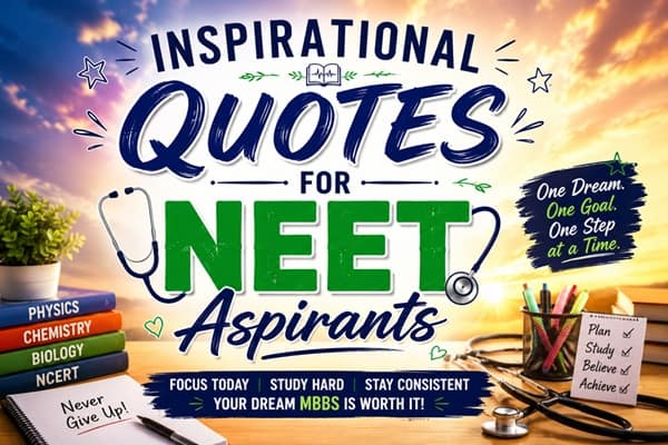 Inspirational Quotes for NEET Aspirants