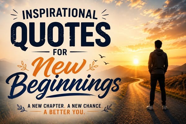 Inspirational Quotes for New Beginnings
