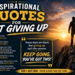 Inspirational Quotes for Not Giving Up