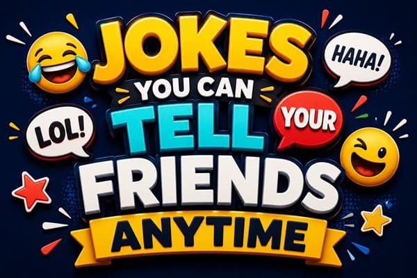 Jokes You Can Tell Your Friends Anytime