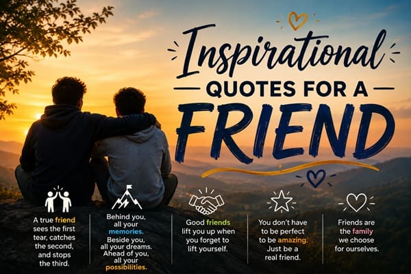 Inspirational Quotes for a Friend