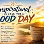 Inspirational Quotes for a Good Day
