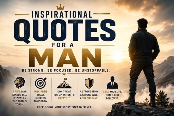 Inspirational Quotes for a Man