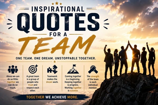 Inspirational Quotes for a Team