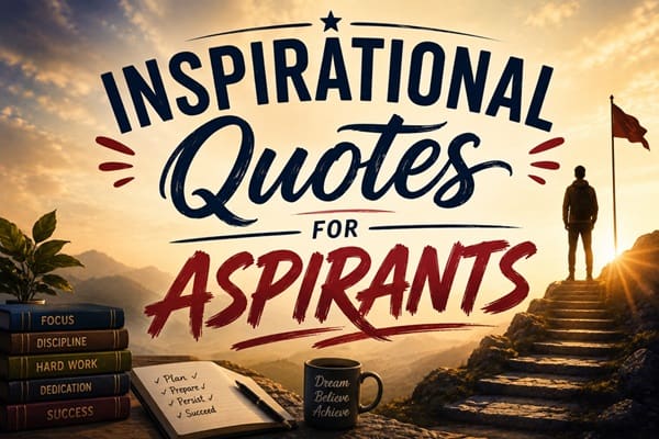 Inspirational Quotes for Aspirants